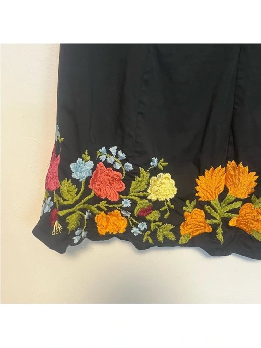 PERSAMAN New York Embroidery Skirt